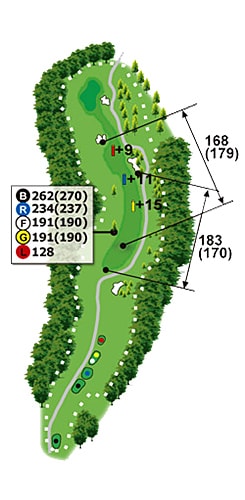 柳生コース HOLE 01 / Par 5