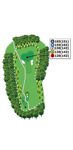 柳生コース HOLE 04 / Par 3