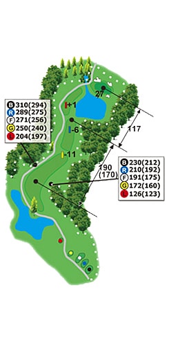 柳生コース HOLE 09 / Par 5