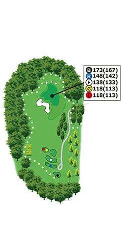 甲賀コース HOLE 02 / Par 4