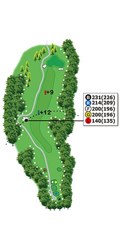 甲賀コース HOLE 07 / Par 3