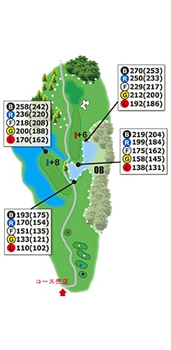 甲賀コース HOLE 08 / Par 5