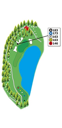 伊賀コース HOLE 04 / Par 3