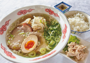 白ラーメンセット