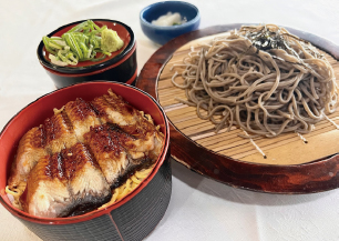 ざる蕎麦・うどんとミニ鰻丼
